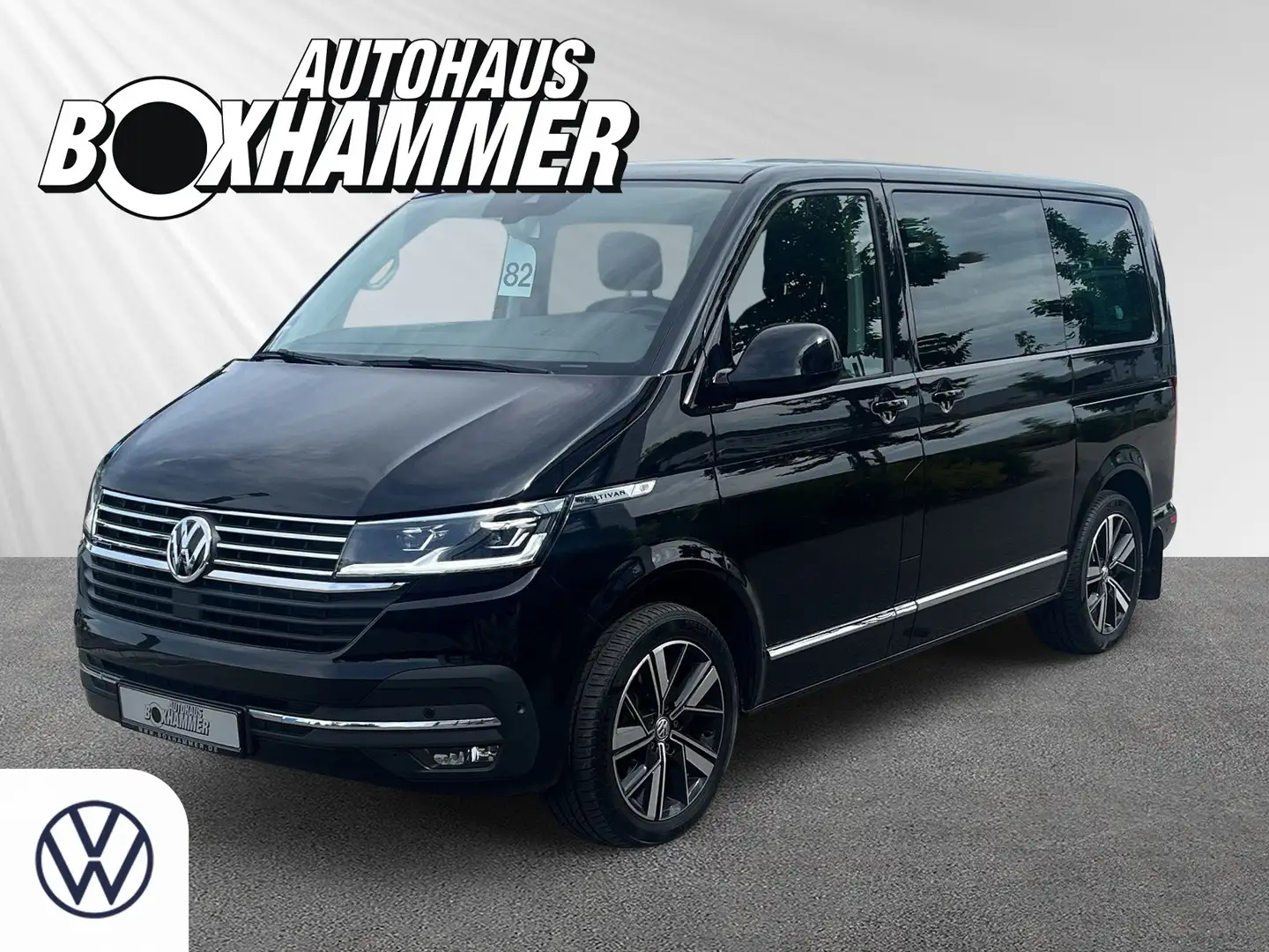 Volkswagen T6 Multivan T6.1 2.0 TDI DSG Highline 4MOTION TOP-AUSTATTUNG Schwarz - 1