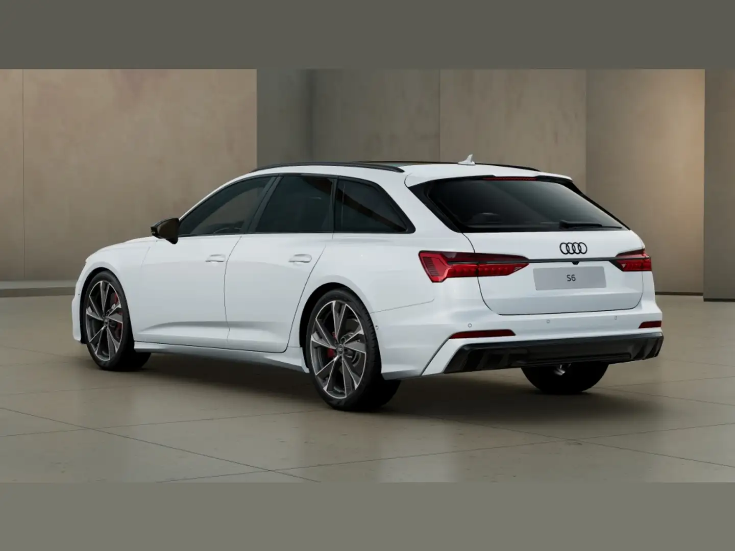 Audi S6 Avant TDI Weiß - 2