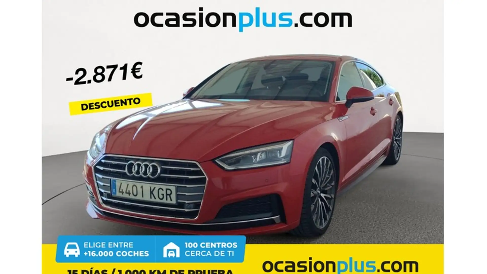 Audi A5 Sportback 2.0TDI Sport S tronic 110kW Rouge - 1