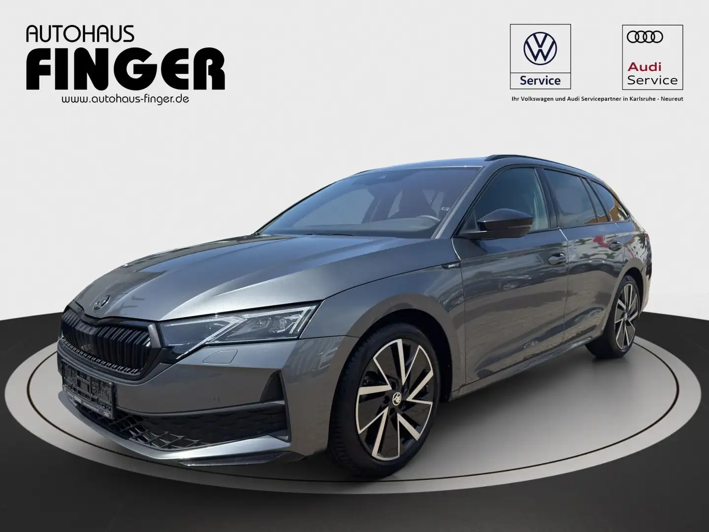Skoda Octavia Combi 2.0 TDI DSG Sportline*AHK/ACC/Navi Grau - 2