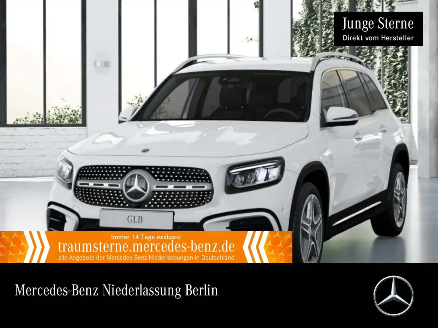 Mercedes-Benz GLB 200 AMG+AHK+LED+KAMERA+KEYLESS+7G Weiß - 1