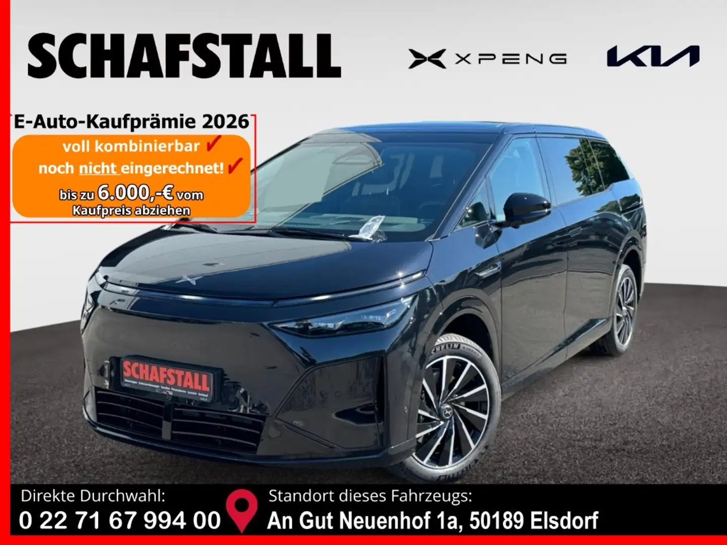Xpeng Sonstige FWD Long Range 0,0%-Finanzierung SOFORT! Schwarz - 1