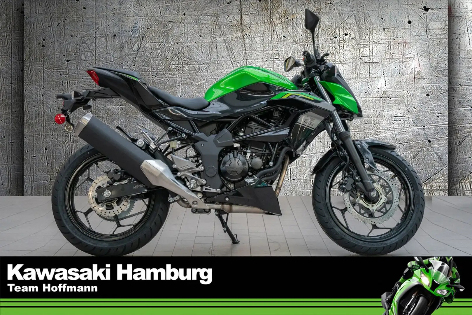 Kawasaki Z 125 4 JAHRE GARANTIE, 500,- Führerscheinbonus Zöld - 1