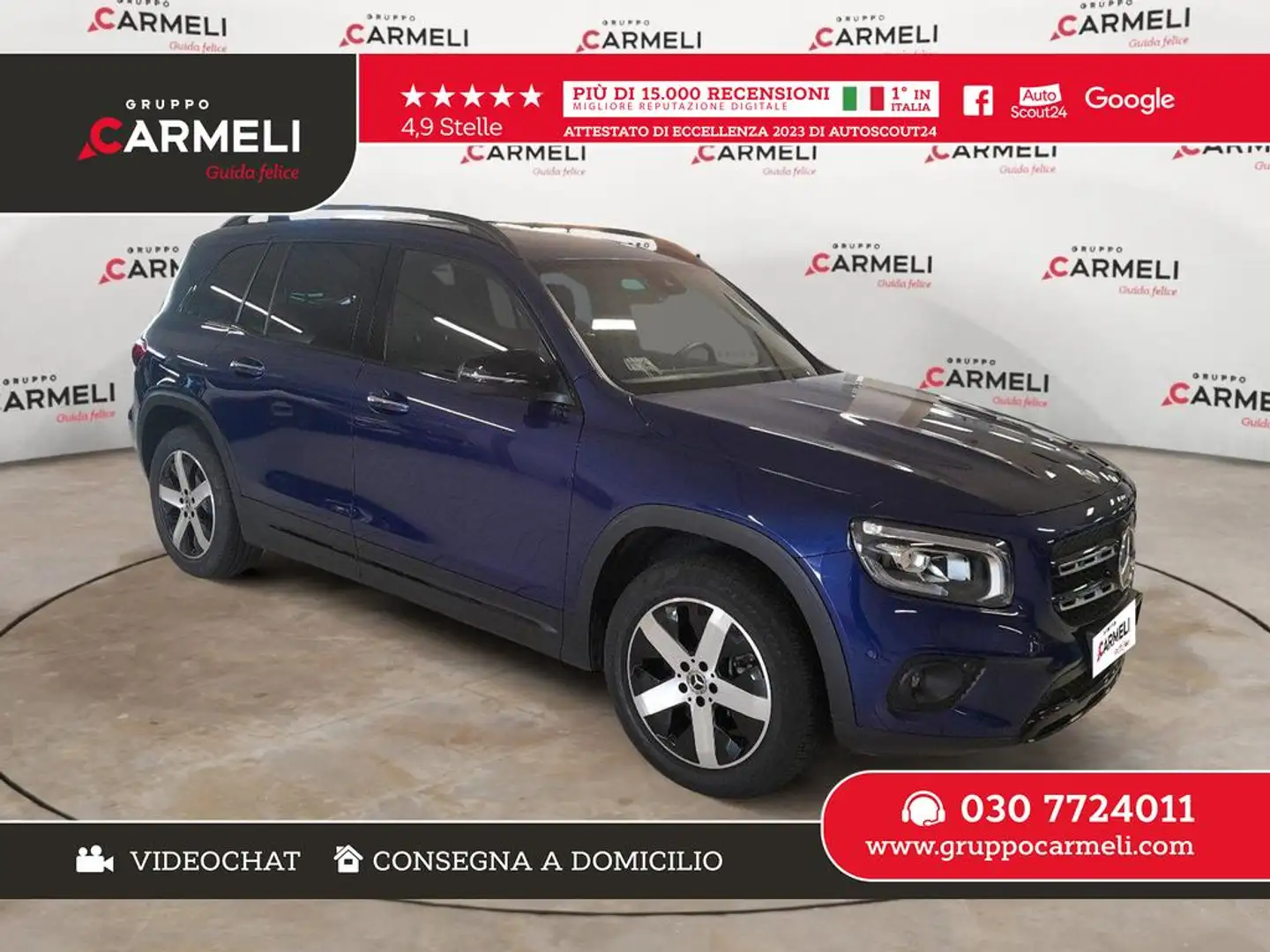 Mercedes-Benz GLB 200 d Sport Plus auto NIGHT PACK - AZIENDALE Blu/Azzurro - 1