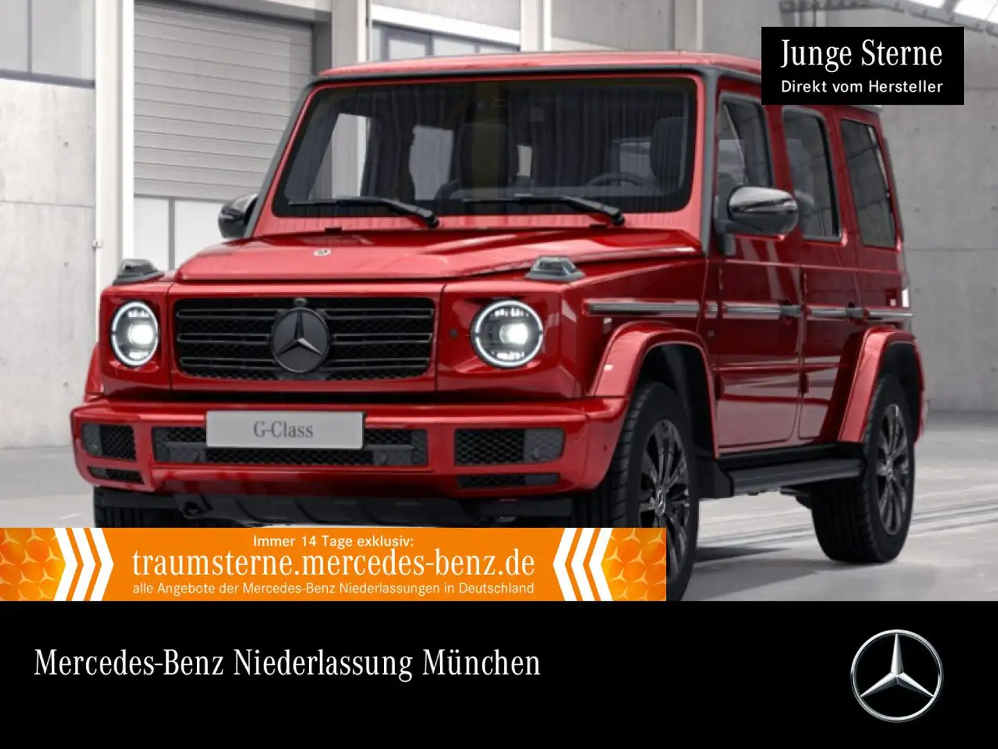 Mercedes-Benz G 500 GSD+360+AHK+MULTIBEAM+STHZG+FAHRASS+SPUR+9G Rot - 1