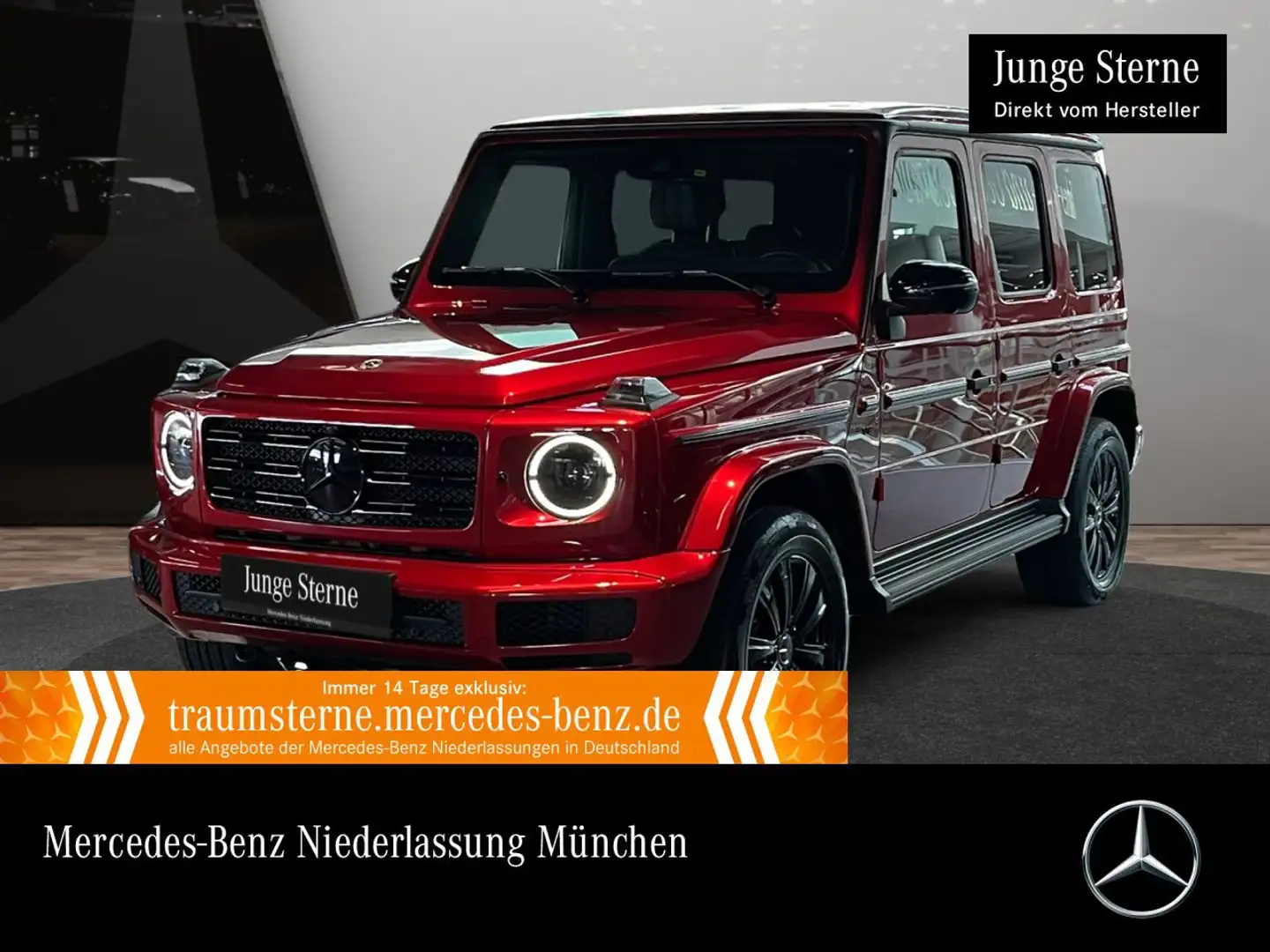 Mercedes-Benz G 500 GSD+360+AHK+MULTIBEAM+STHZG+FAHRASS+SPUR+9G Rouge - 1