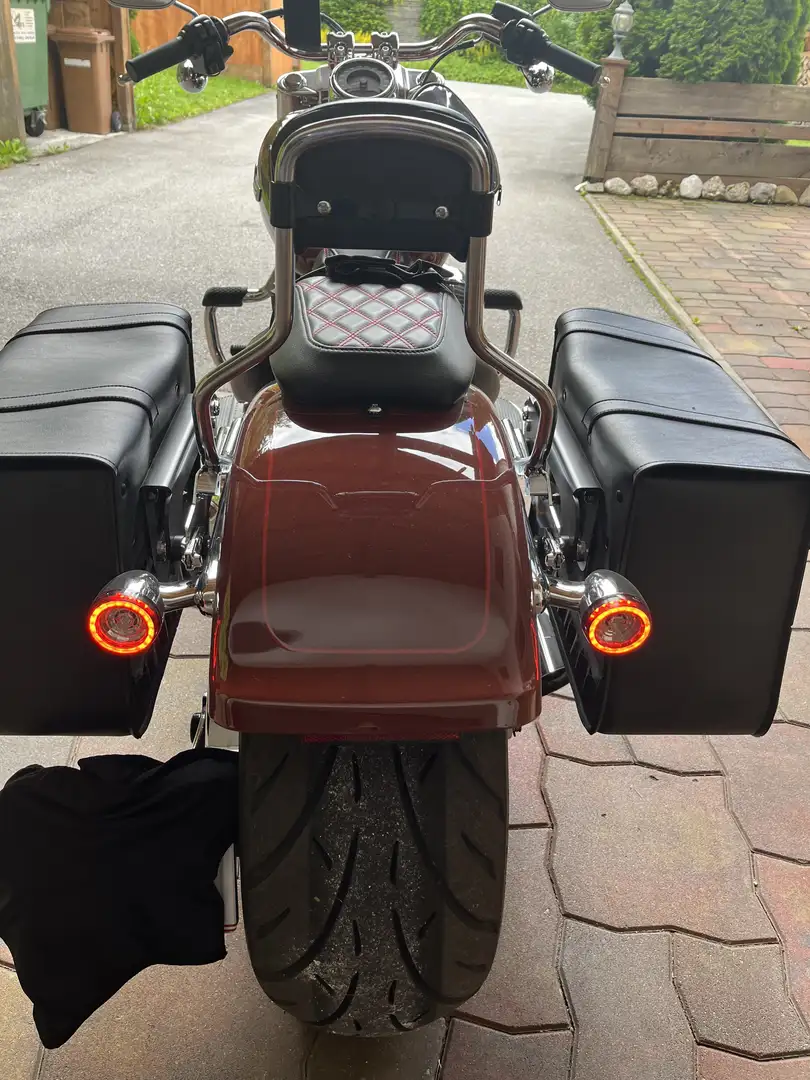 Harley-Davidson Fat Boy Chopper Cruiser Rot - 2