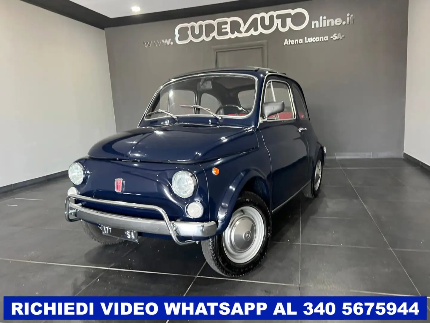 Fiat 500L ISCRITTA ASI - TARGHE + LIBRETTO ORIGINALE Bleu - 2