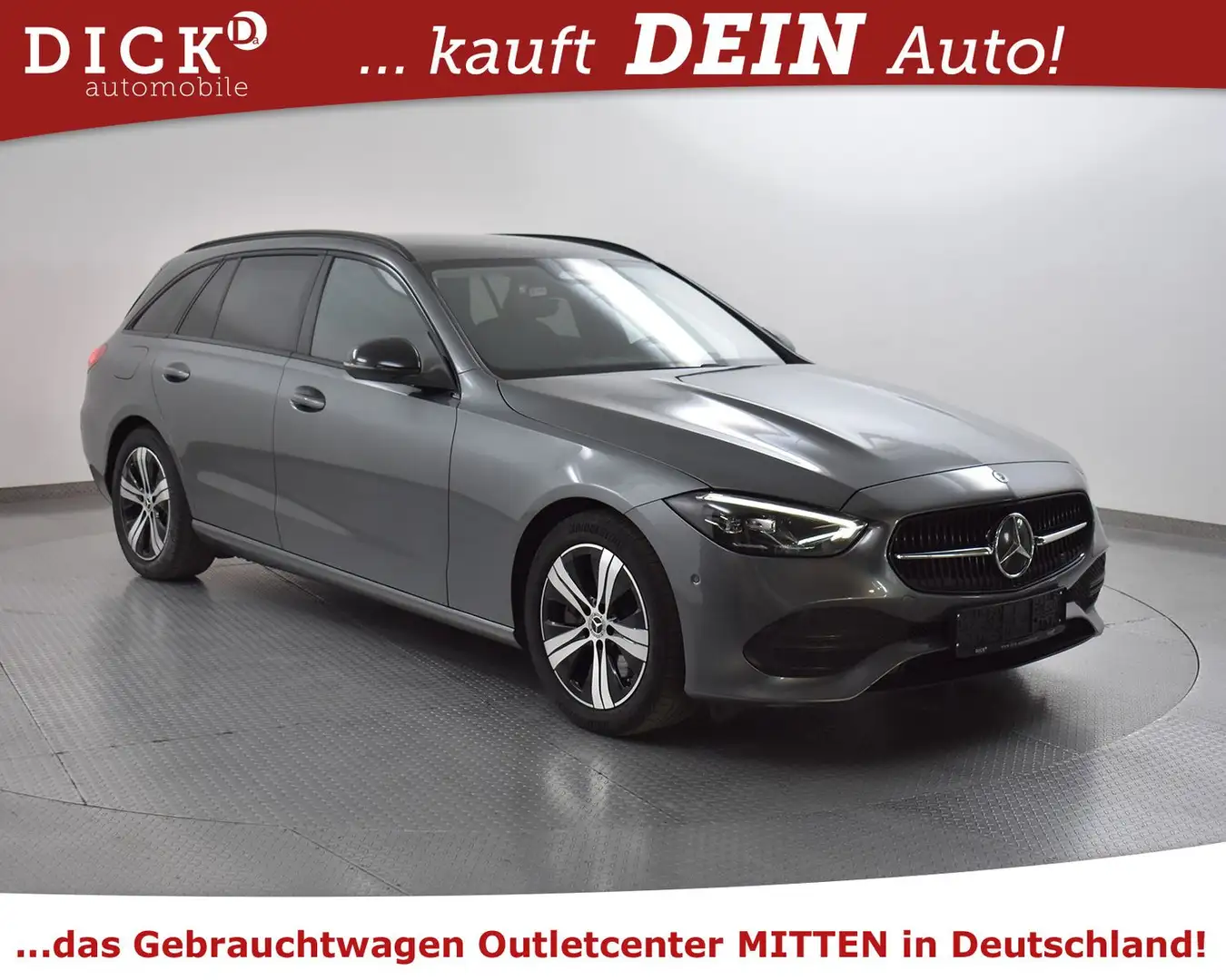 Mercedes-Benz C 220 C220d T Avantg NIGHT+NAV+KAMER+WIDESC+AHK+ACC+LE Grey - 1