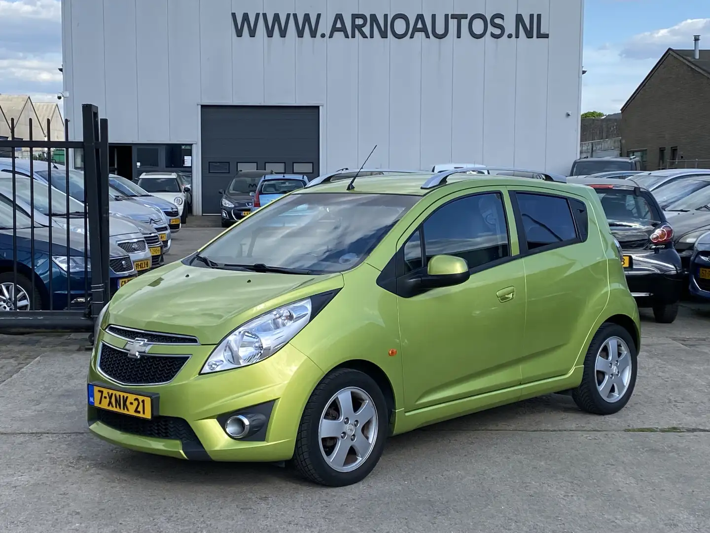 Chevrolet Spark 1.2 16V LT SPORT, LPG-G3, AIRCO(CLIMA), NIEUWE KOP Groen - 1