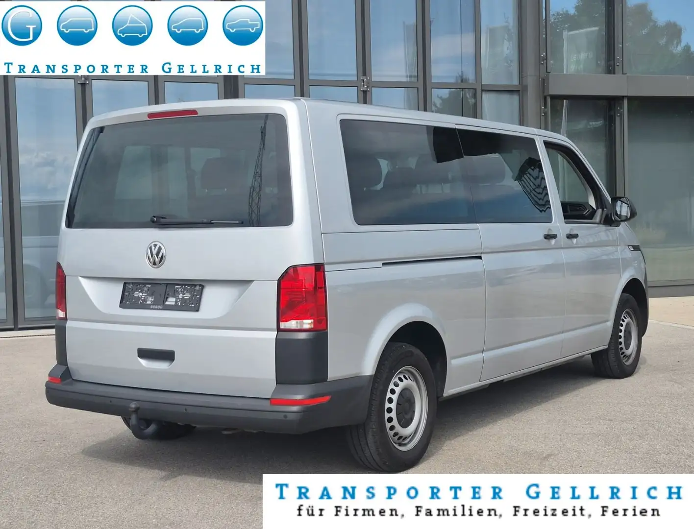 Volkswagen T6 Kombi lang 4motion DSG 8-Sitzer Standheiz AHK Argent - 2