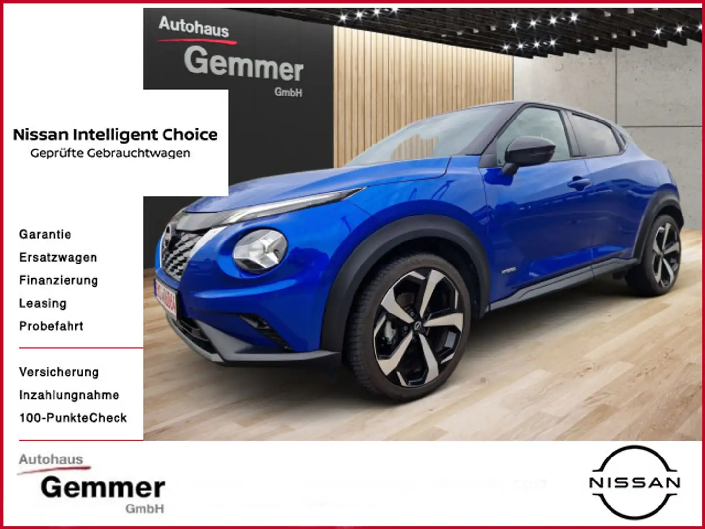 Nissan Juke JUKE 1.6 HYBRID 143 PS 4AMT Tekna Albastru - 1