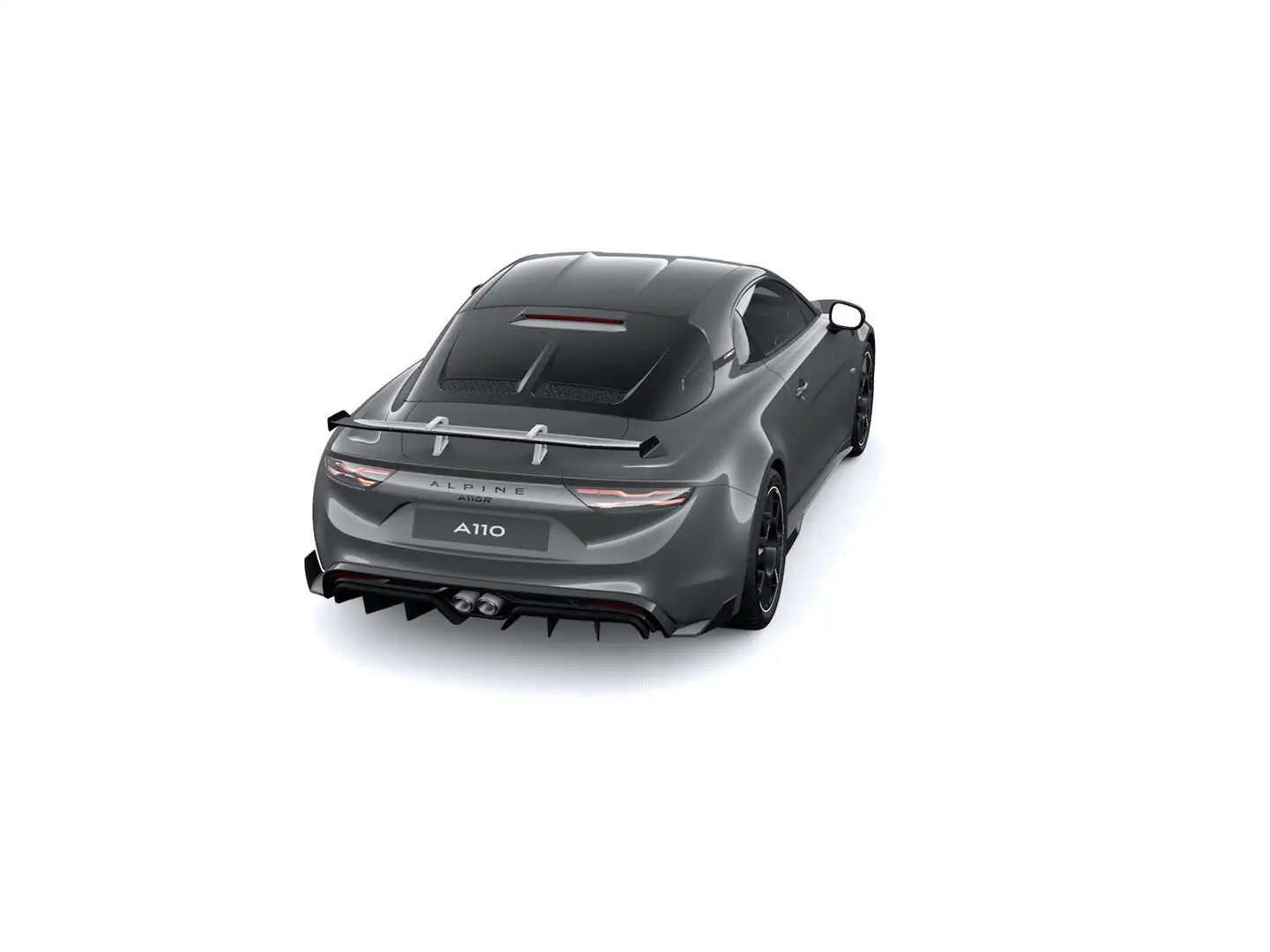 Alpine A110 R70 Titan Akrapovic Abgasanlage R+Ablage-Paket Grau - 2