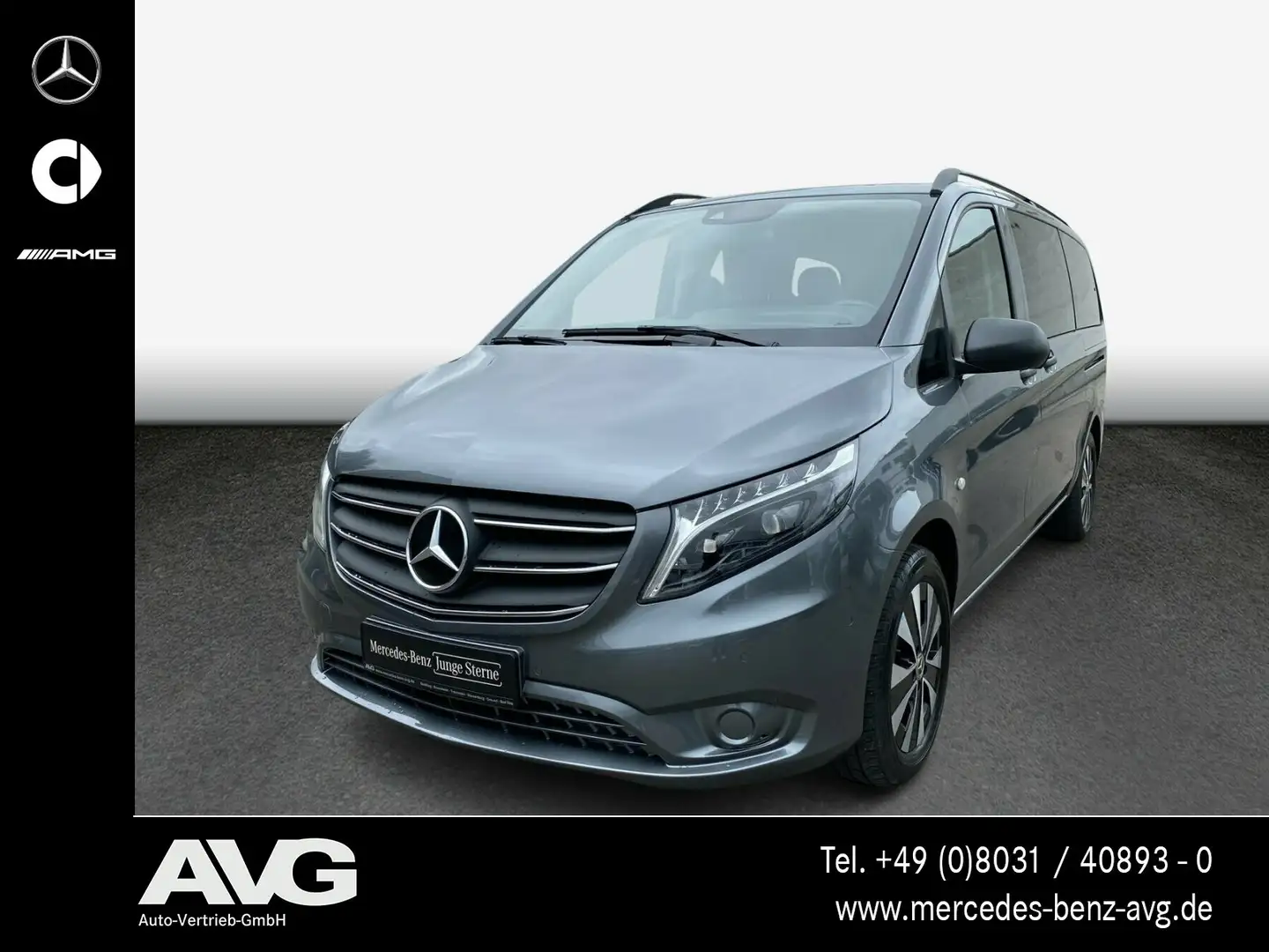 Mercedes-Benz Vito Vito 119 CDI 4x4 Tourer PRO Lang AHK / AIRMATIC Grijs - 1