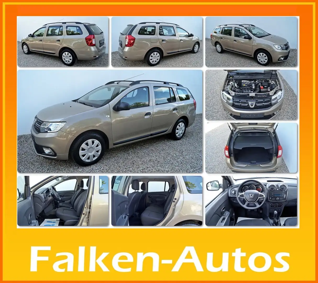 Dacia Logan MCV SCe 75 -RENTNER- ERSTBESITZ- *ERST 10.000 KM* Bej - 1