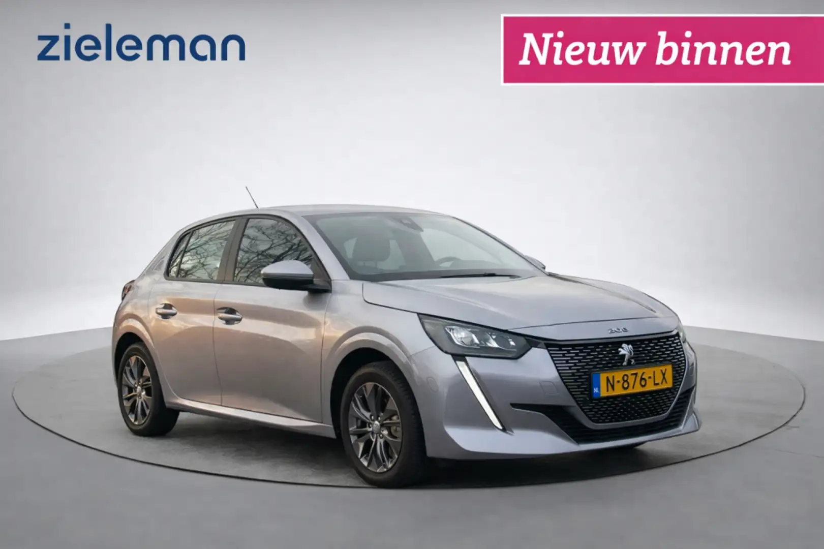 Peugeot e-208 Active Pack 50 kWh - Carplay, Navi, Cruise, SOH 91 Gris - 1