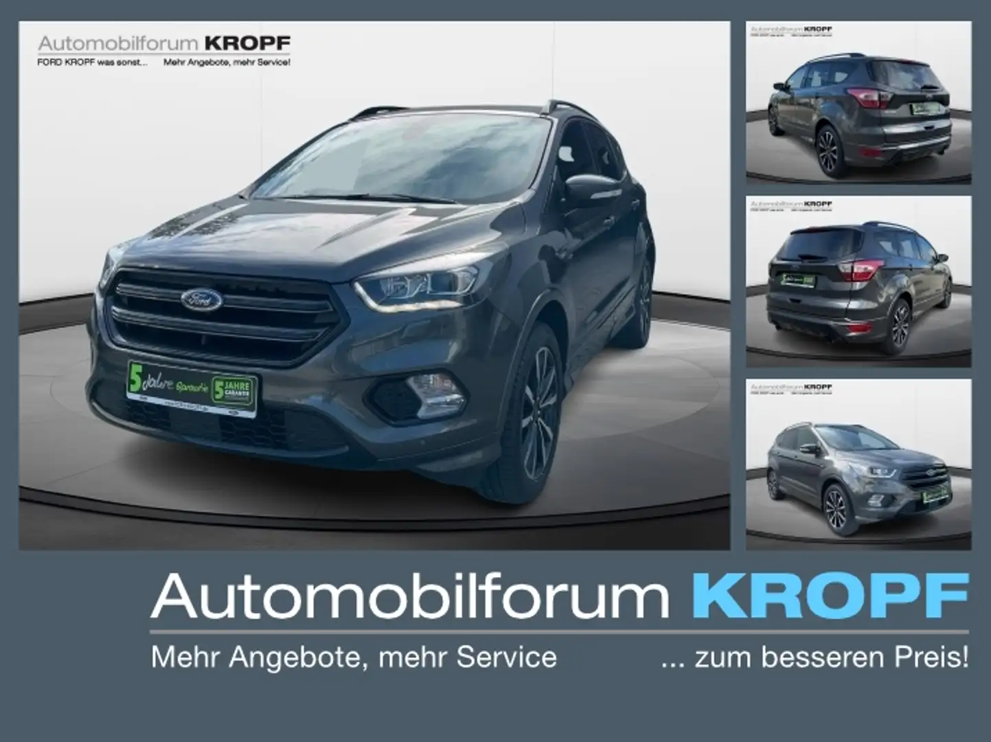 Ford Kuga ST-Line AHK schwen. Bi-Xenon Heckkl.elek. Grau - 1