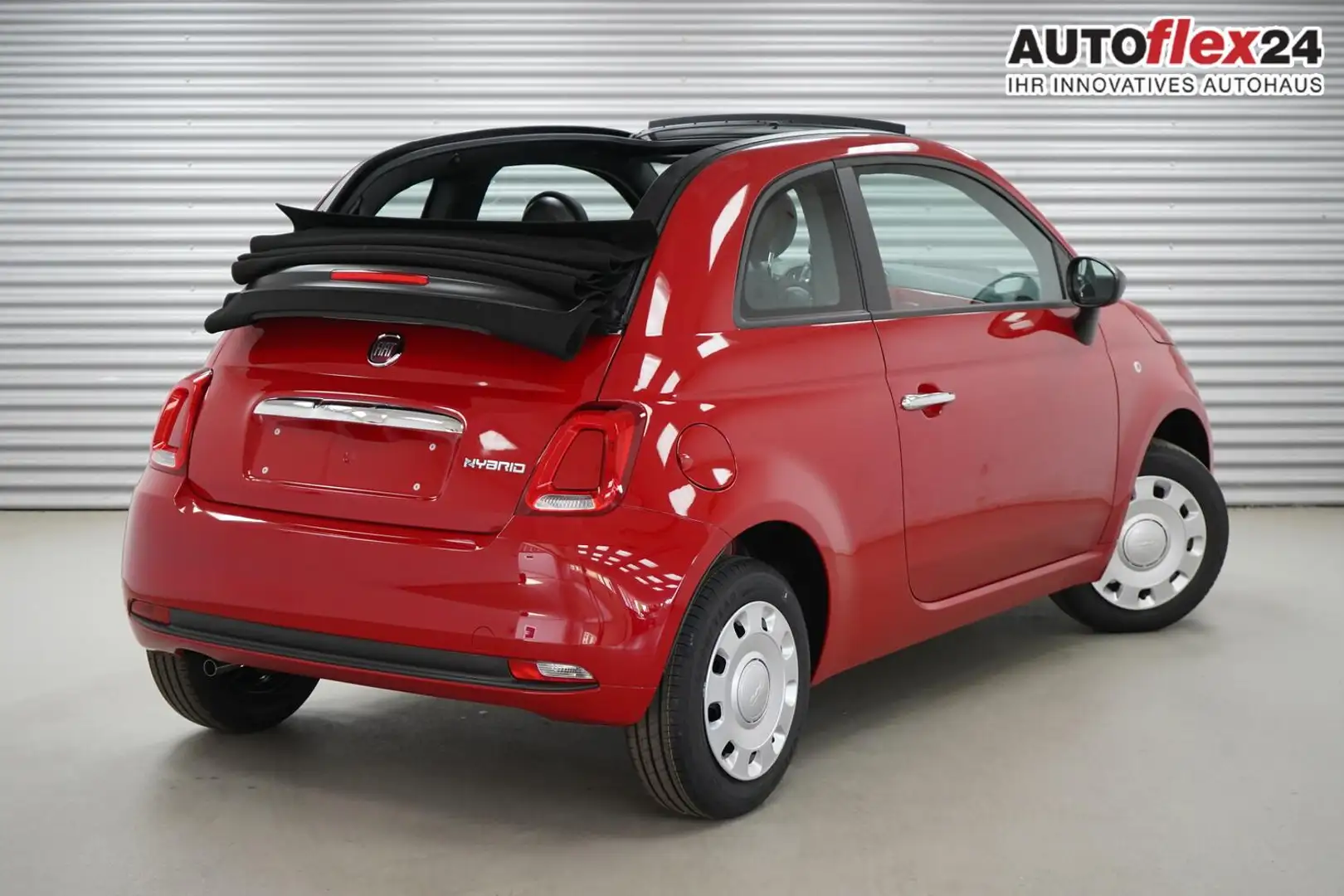 Fiat 500C 1,0 Hybrid Klima and Sound - LAGER 51 kW (69 PS) Rot - 2