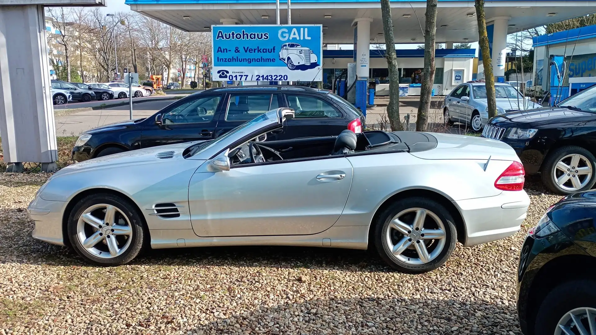 Mercedes-Benz SL 350 Scheckheftgepflegt,*Kein ABC-Fahrwerk* Silber - 1