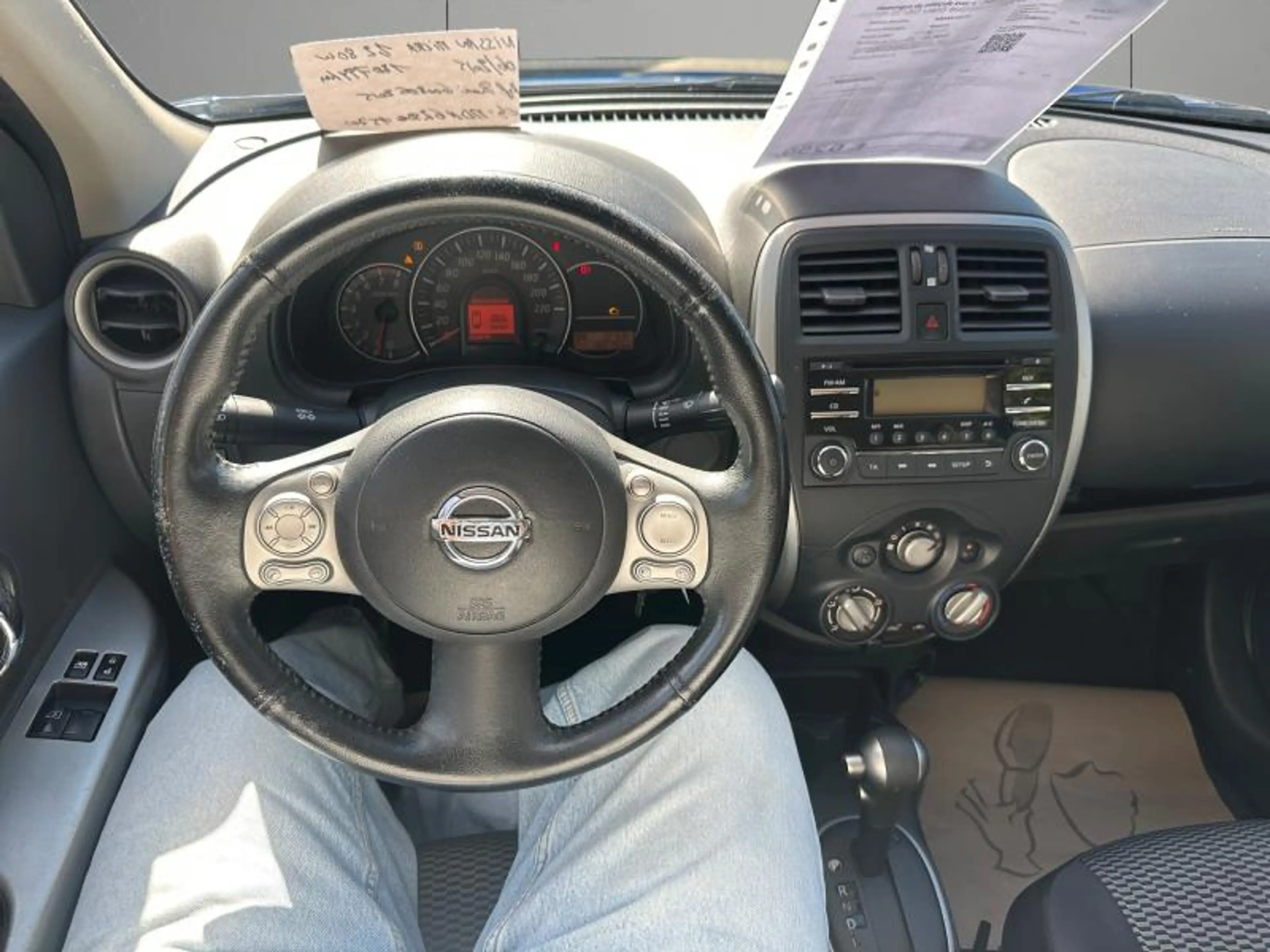 Nissan Micra 1.2 80cv Automatique bleu 06/15 Airco Cruise Radio — photo 13