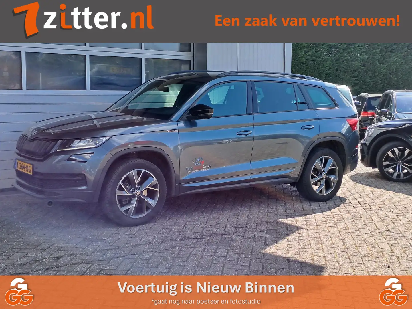 Skoda Kodiaq 1.5 TSI Sportline Business, 7-Persoons, LED, Sport Grijs - 1