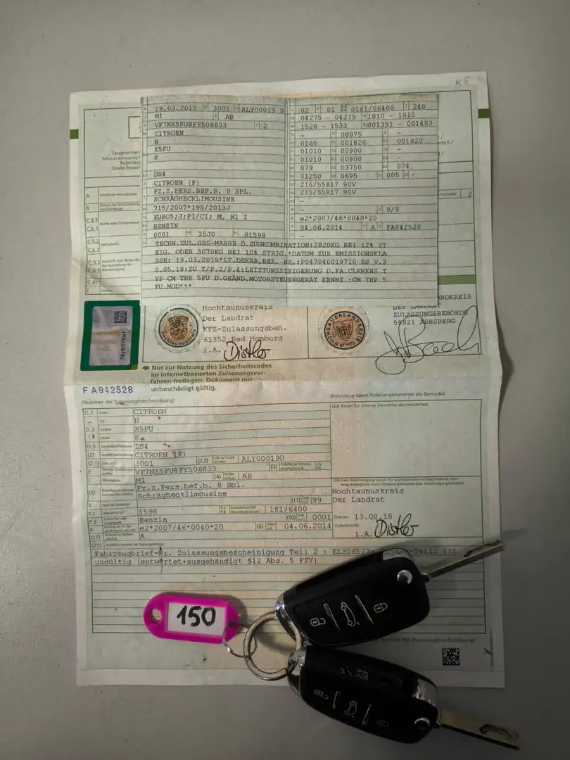 Citroen DS4 SportChic 1.6 16V MKL ist aktiv Schwarz - 2