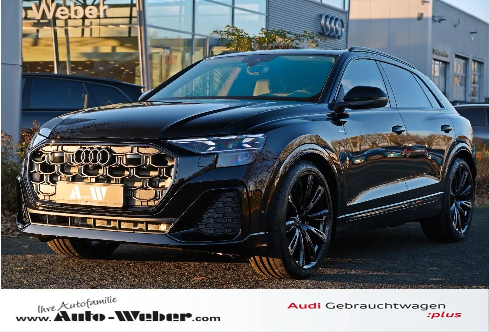 Audi Q8 TDI S-LINE BLACK PANO 23" MASSAGE OLED Negru - 1