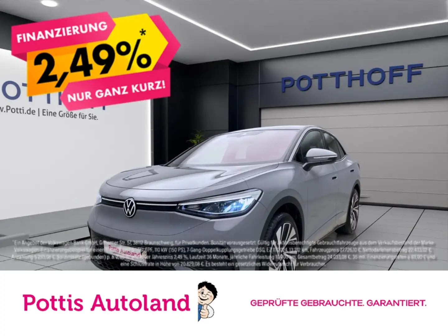 Volkswagen ID.5 PRO PERFORMANCE AHK NAVI DCC ACC Grau - 1