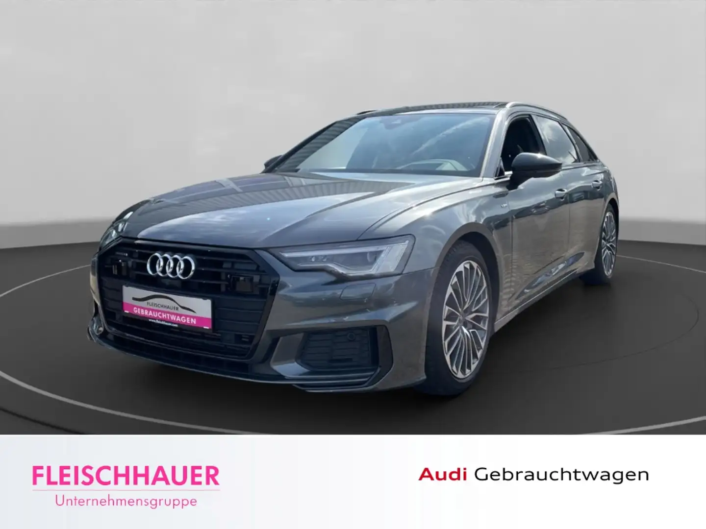 Audi A6 55 TFSI e quattro sport AHK schwenk DWA Pano SHZ h Grau - 1