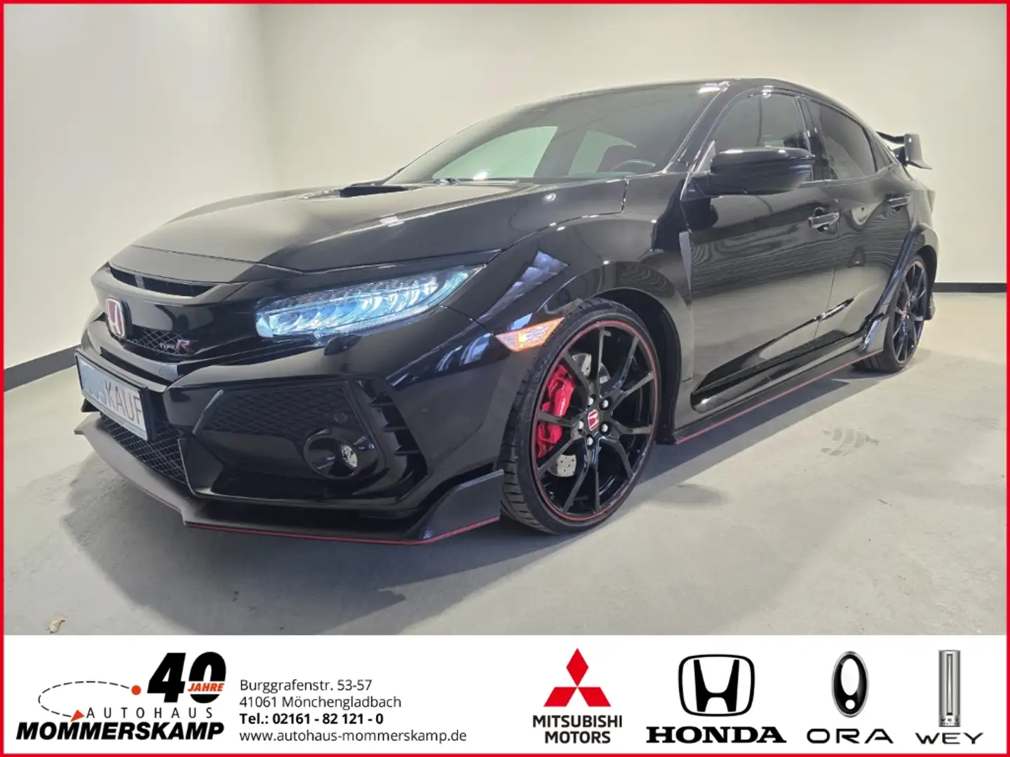 Honda Civic Type R GT+8fach bereift+Rückfahrkam.+Soundsystem+T Noir - 1