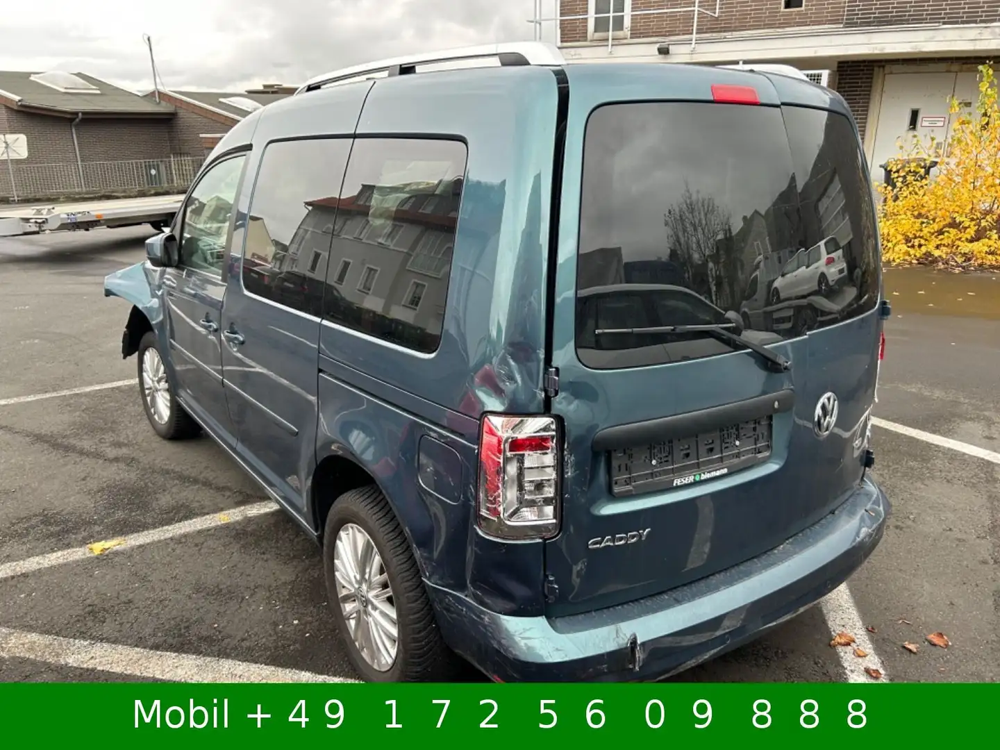 Volkswagen Caddy 1,4 Comfortline BMT Standheizung mit FB Grün - 1