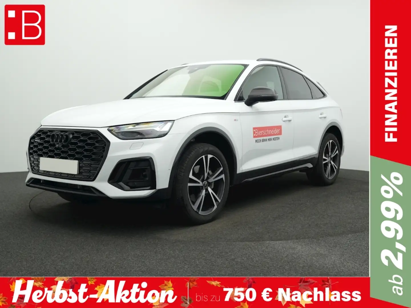 Audi Q5 Sportback 40 TFSI quattro s-line MATRIX NAVI ACC A Weiß - 1