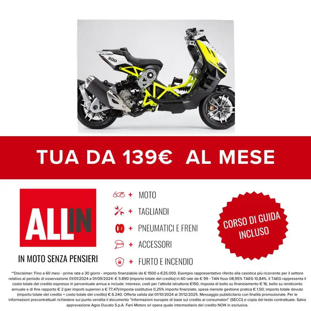 Italjet DRAGSTER 300 Giallo - 2