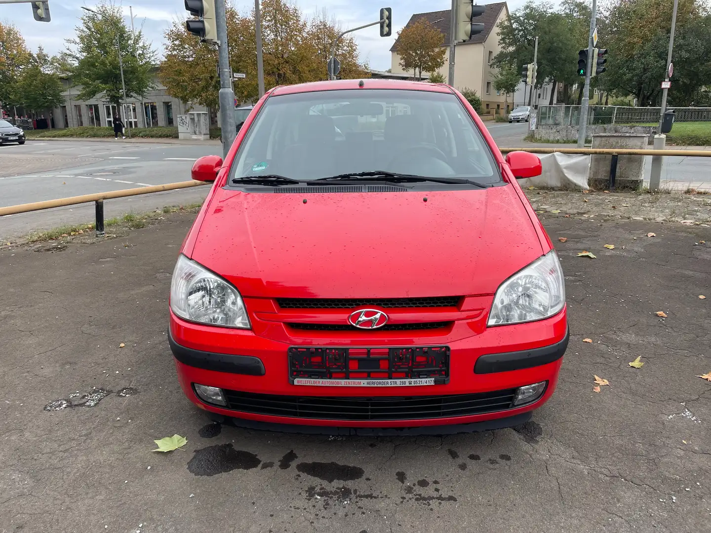 Hyundai Getz KLIMA*NAVI*100.000*TKM*BASTLER/SCHLACHTER*FAHRZEUG Червоний - 2