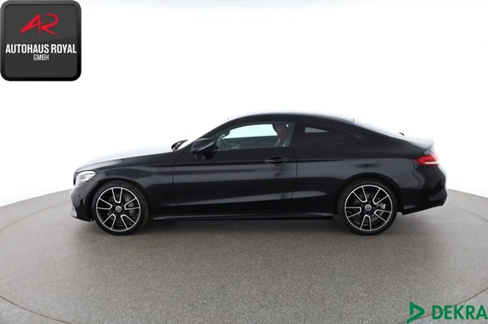Mercedes-Benz C 200 d Coupe 3x AMG DESIGNO LEDER,MEMORY,1.HAND Чёрный - 2