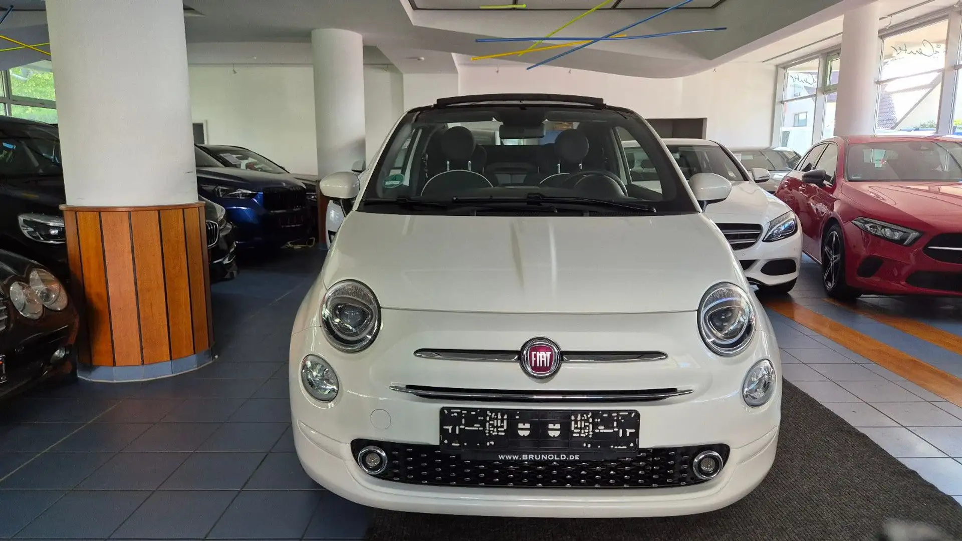 Fiat 500C Lounge/Apple/DAB/Navi/Klimaaut/MFL/PTS/Temp Weiß - 2