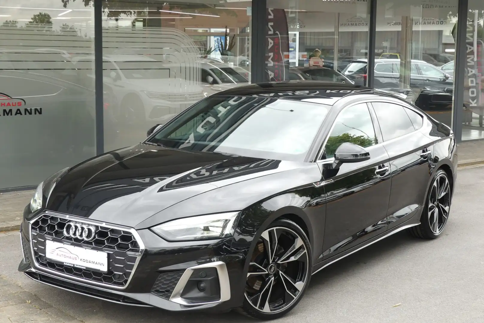 Audi A5 35 TDI S line*AHK*20 Zoll*Memory*Pano*LED*ACC Schwarz - 2