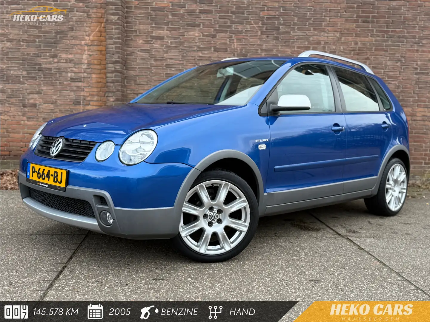 Volkswagen Polo 1.4-16V FUN·Airco·Elektr. ramen·17 inch velgen Blauw - 1