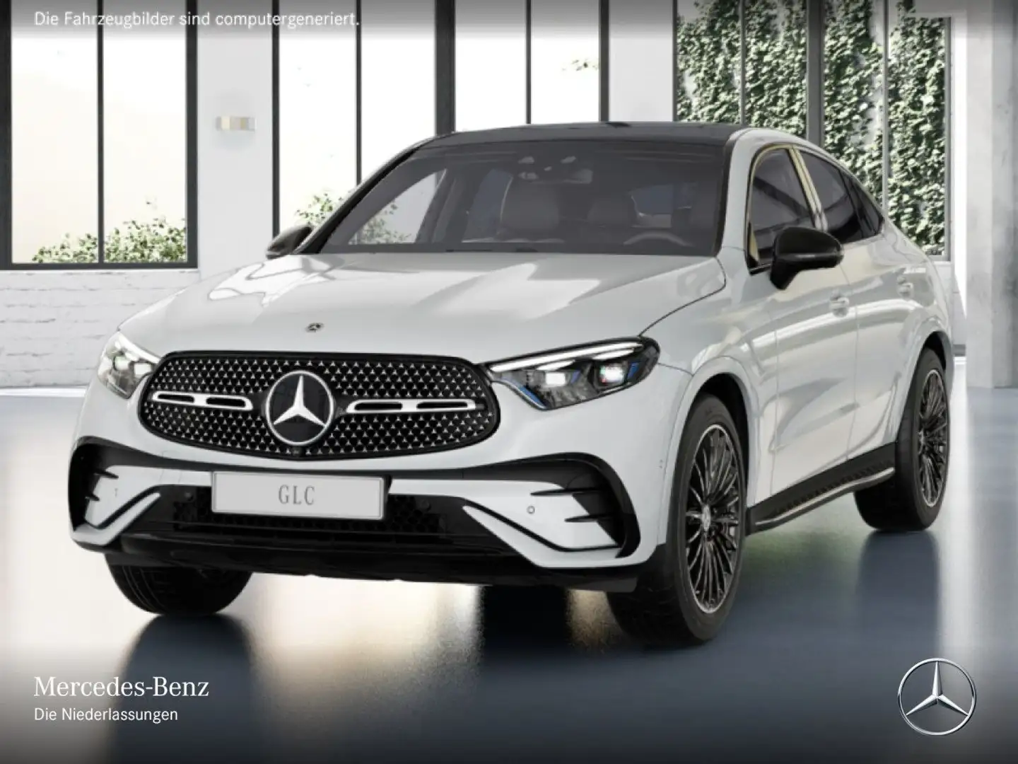 Mercedes-Benz GLC 450 d 4M AMG+NIGHT+PANO+360+AHK+BURMESTER+9G Blanc - 2