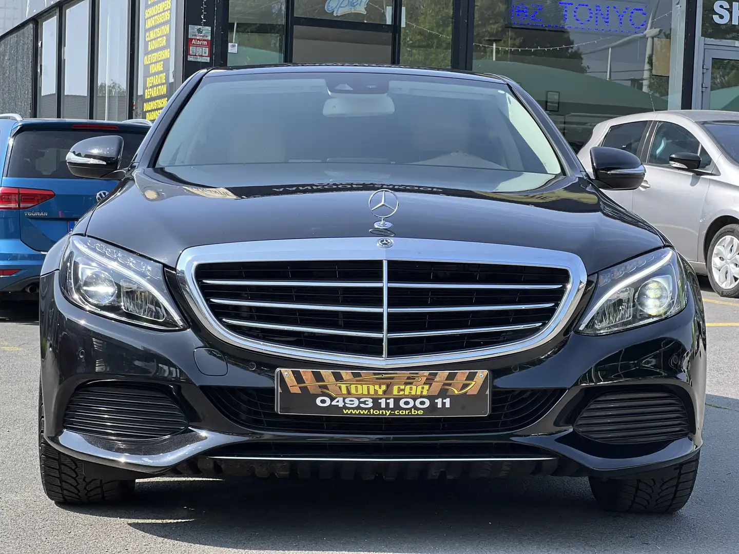 Mercedes-Benz C 200 2.0i*boîte auto*NAVI*CAMERA*CUIR*full LED*G 12M Zwart - 1