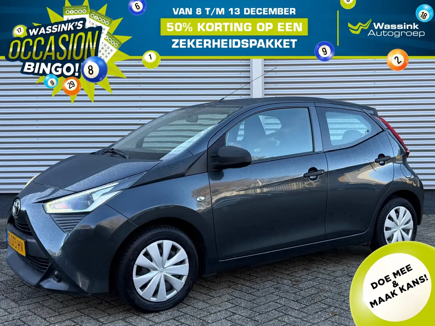 Toyota Aygo 1.0 VVT-i 72pk 5D x-fun | Bluetooth | Elektrische Grijs - 1