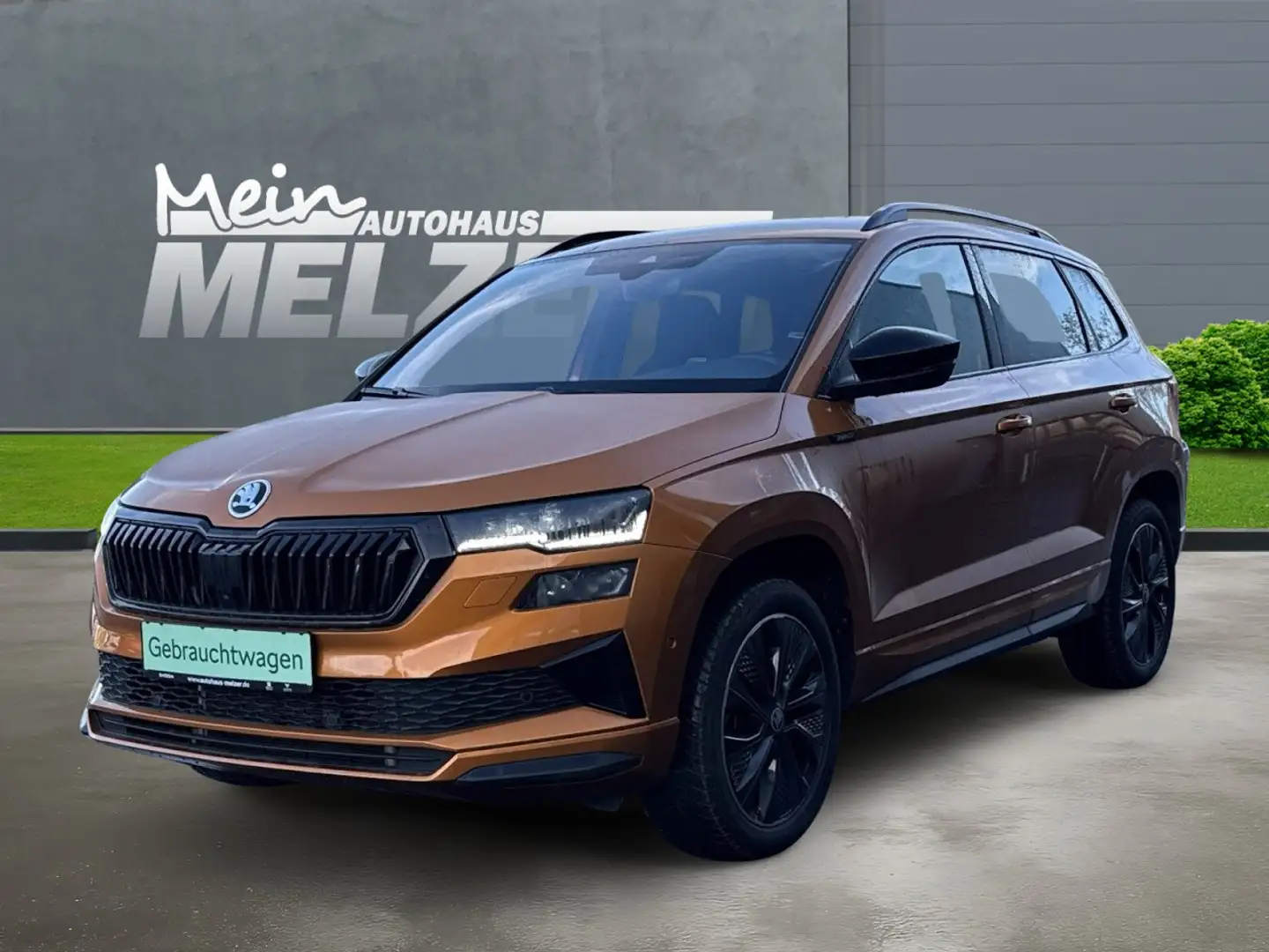 Skoda Karoq SPORTL.1.5TSI DSG AHK+NAVI+ACC+WSS BEHEIZT Klima Orange - 1