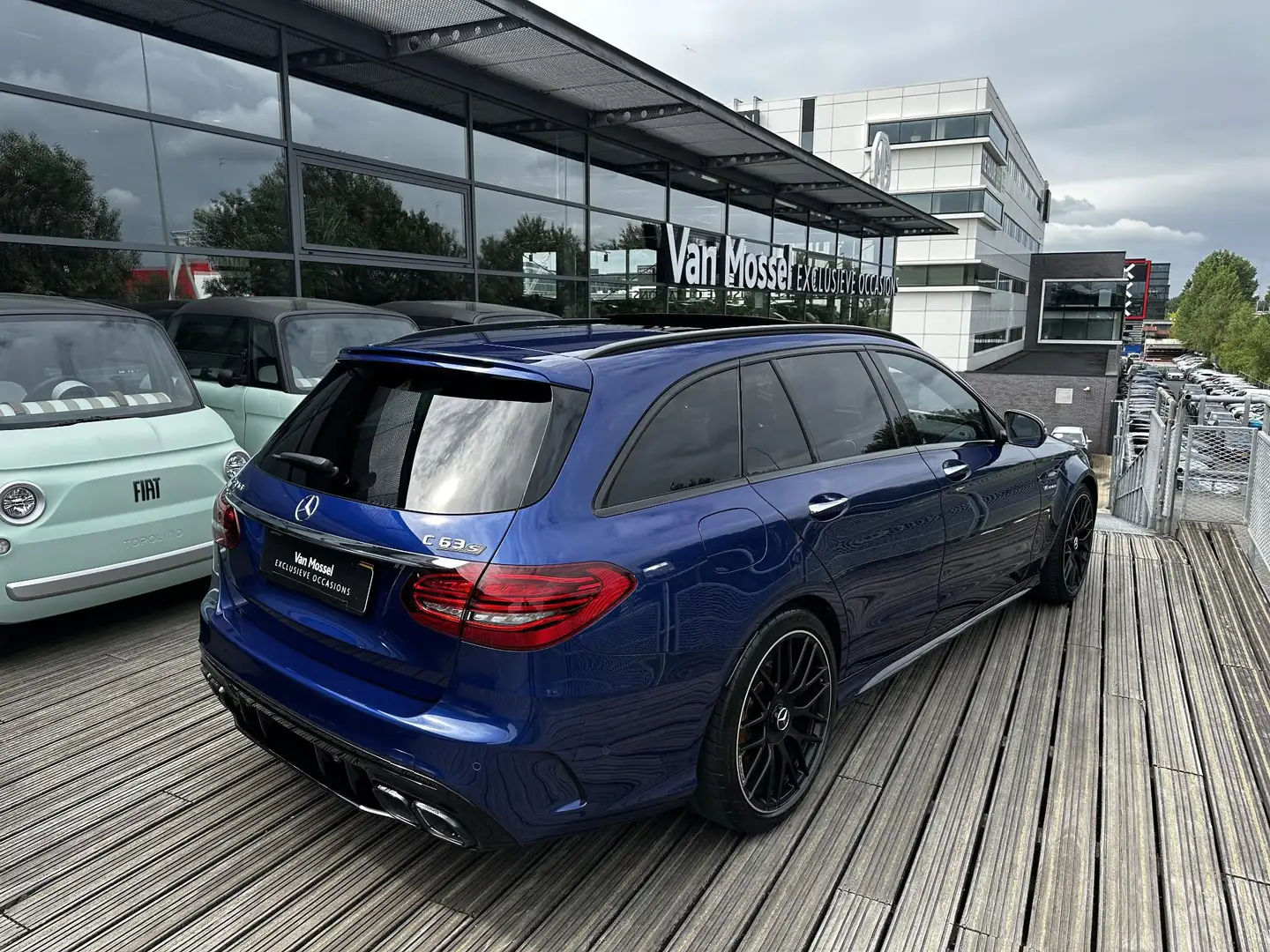 Mercedes-Benz C 63 AMG Estate S Premium Plus Pack | PANORAMA/SCHUIF-KANTE Blauw - 2