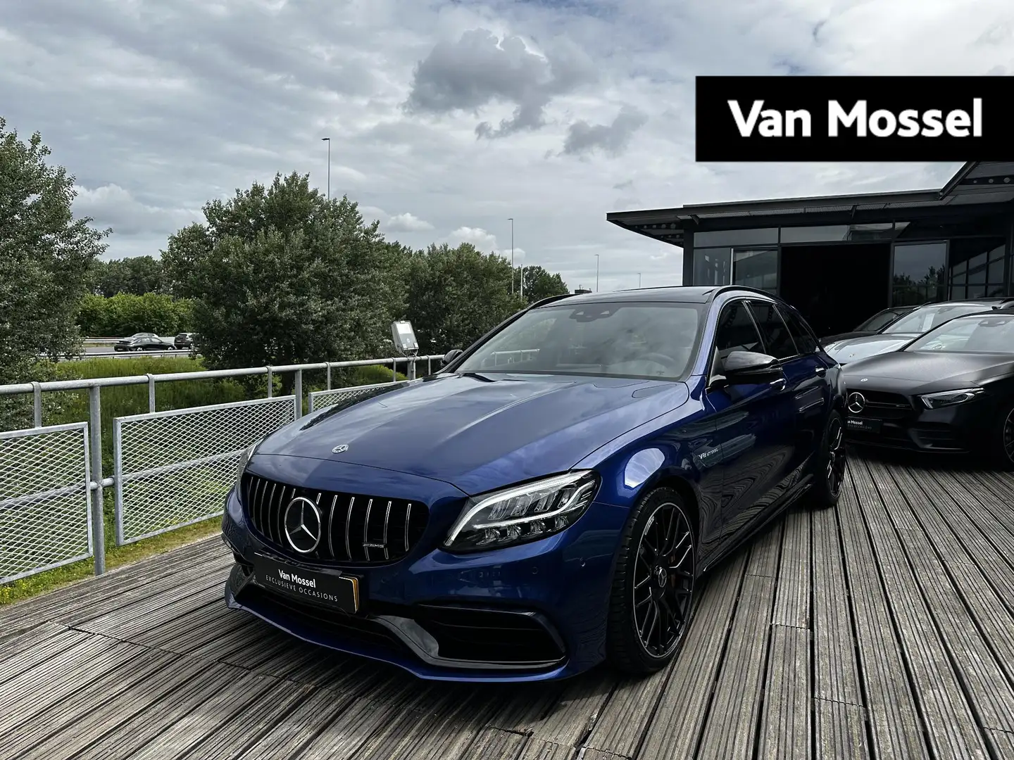 Mercedes-Benz C 63 AMG Estate S Premium Plus Pack | PANORAMA/SCHUIF-KANTE Blauw - 1