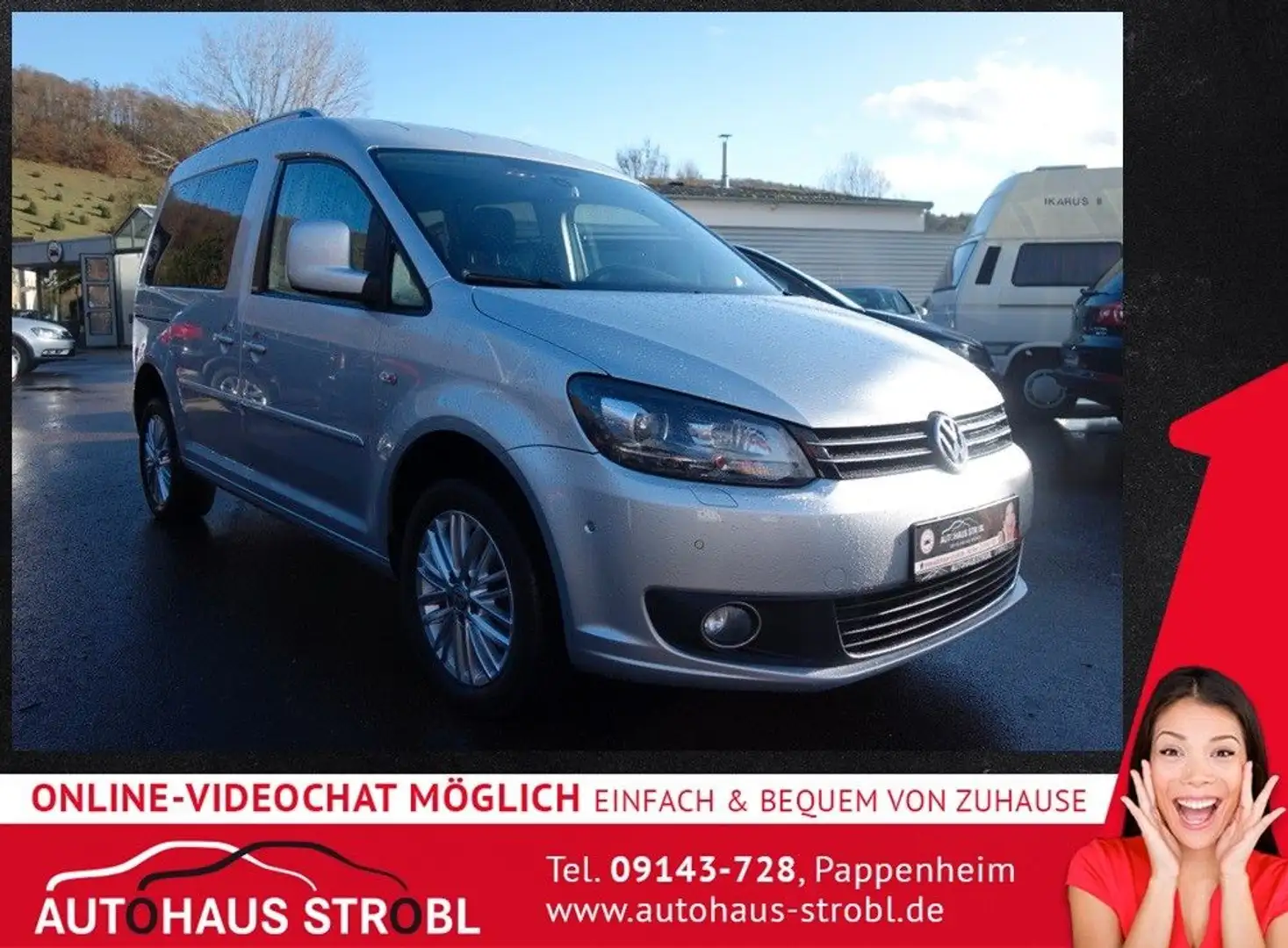 Volkswagen Caddy Kombi "Cup"2.0 TDI 4Motion DSG/ XENON/ PLA Silber - 1