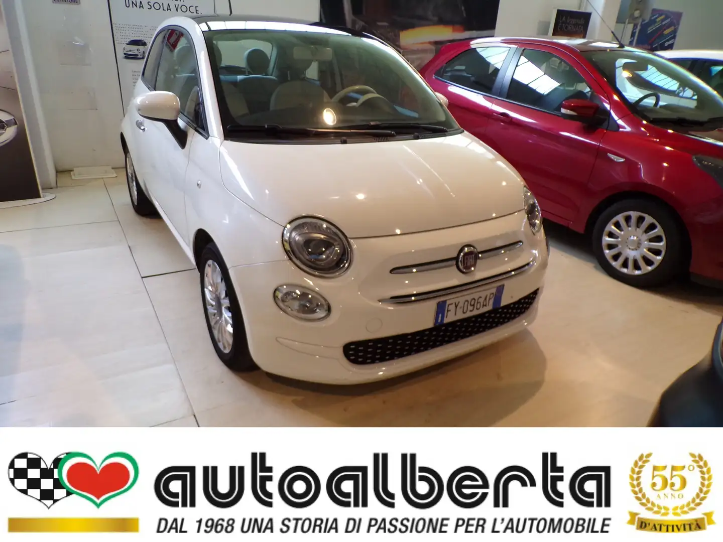 Fiat 500 1.2 Lounge 69cv my20 Bianco - 2