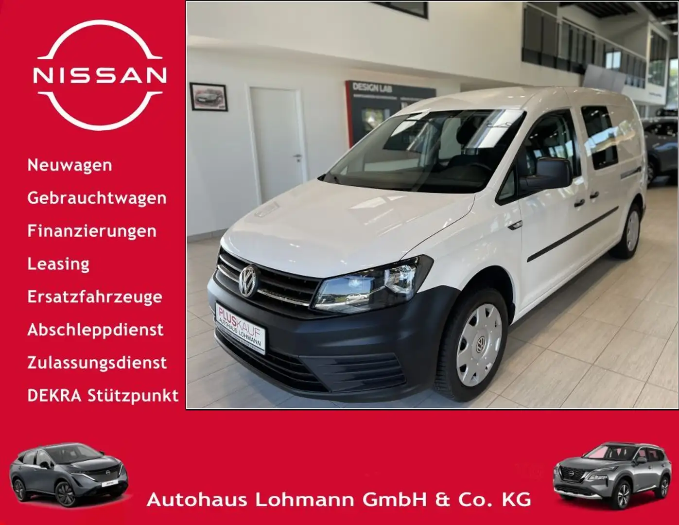 Volkswagen Caddy 1.4 TSI (5-Si.) Maxi Kühlkoffer Wartung Garantie Weiß - 1