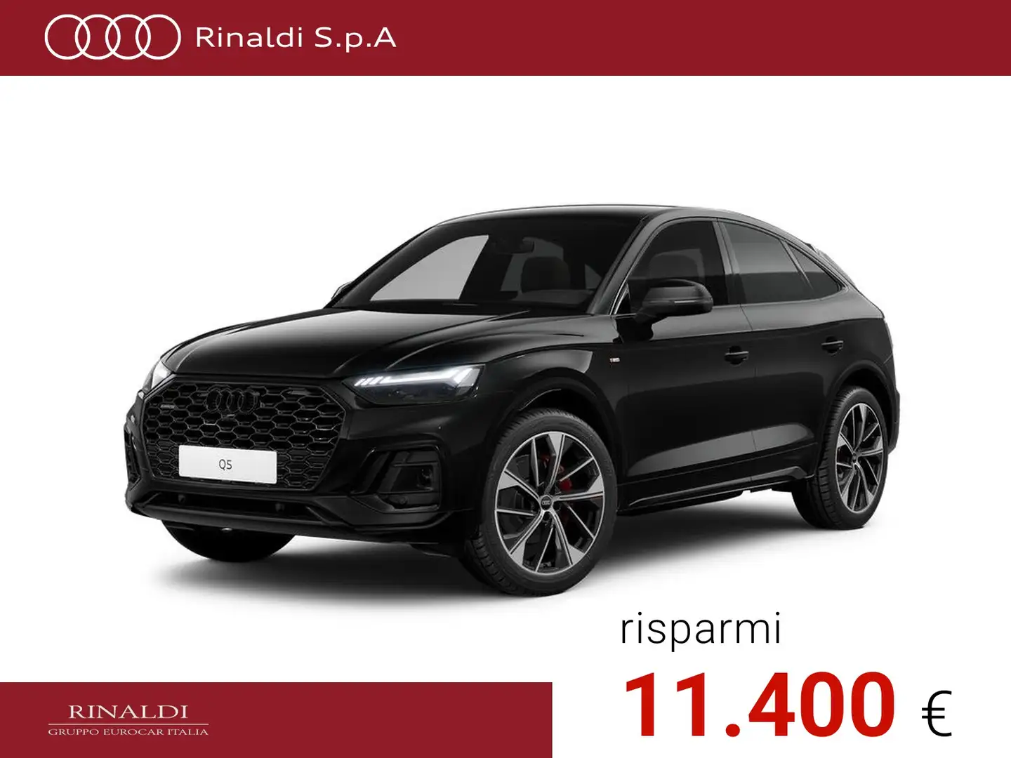 Audi Q5 40 2.0 tdi mhev 12v s line plus quattro s-tronic Nero - 1