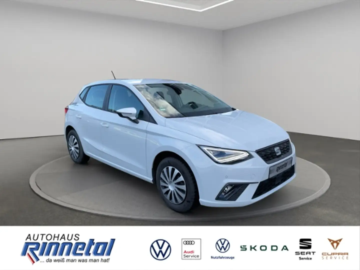 SEAT Ibiza 1,0 TSI DSG Style Edition VOLL LED LICHT+NAVI+KAM Weiß - 2