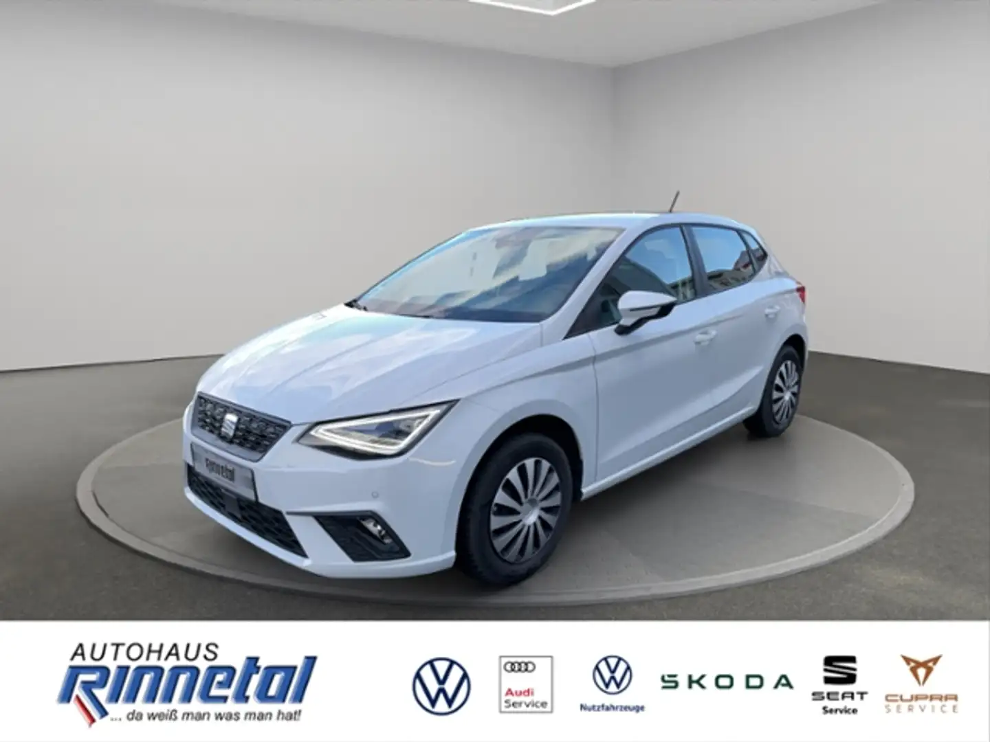 SEAT Ibiza 1,0 TSI DSG Style Edition VOLL LED LICHT+NAVI+KAM Weiß - 1
